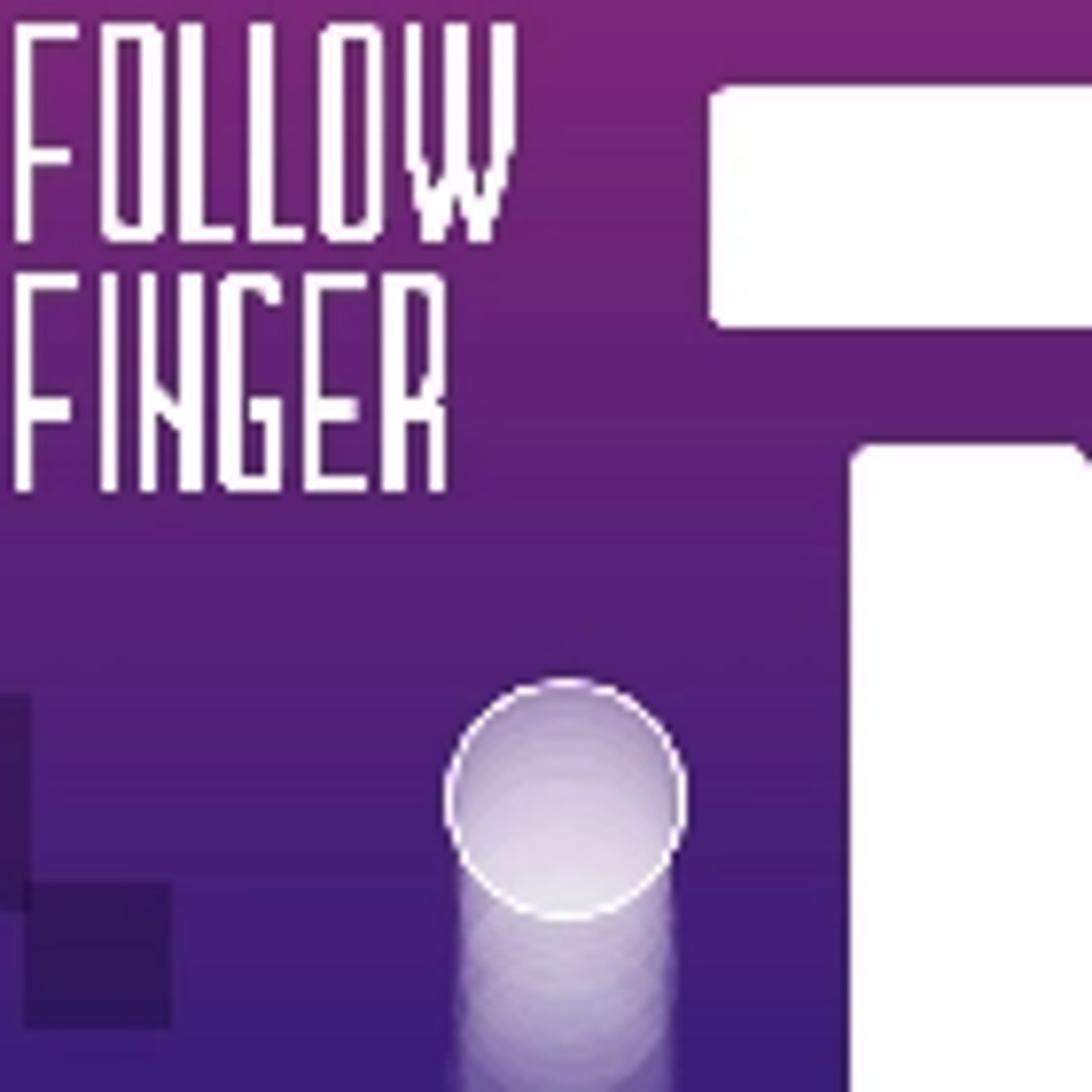 Follow finger