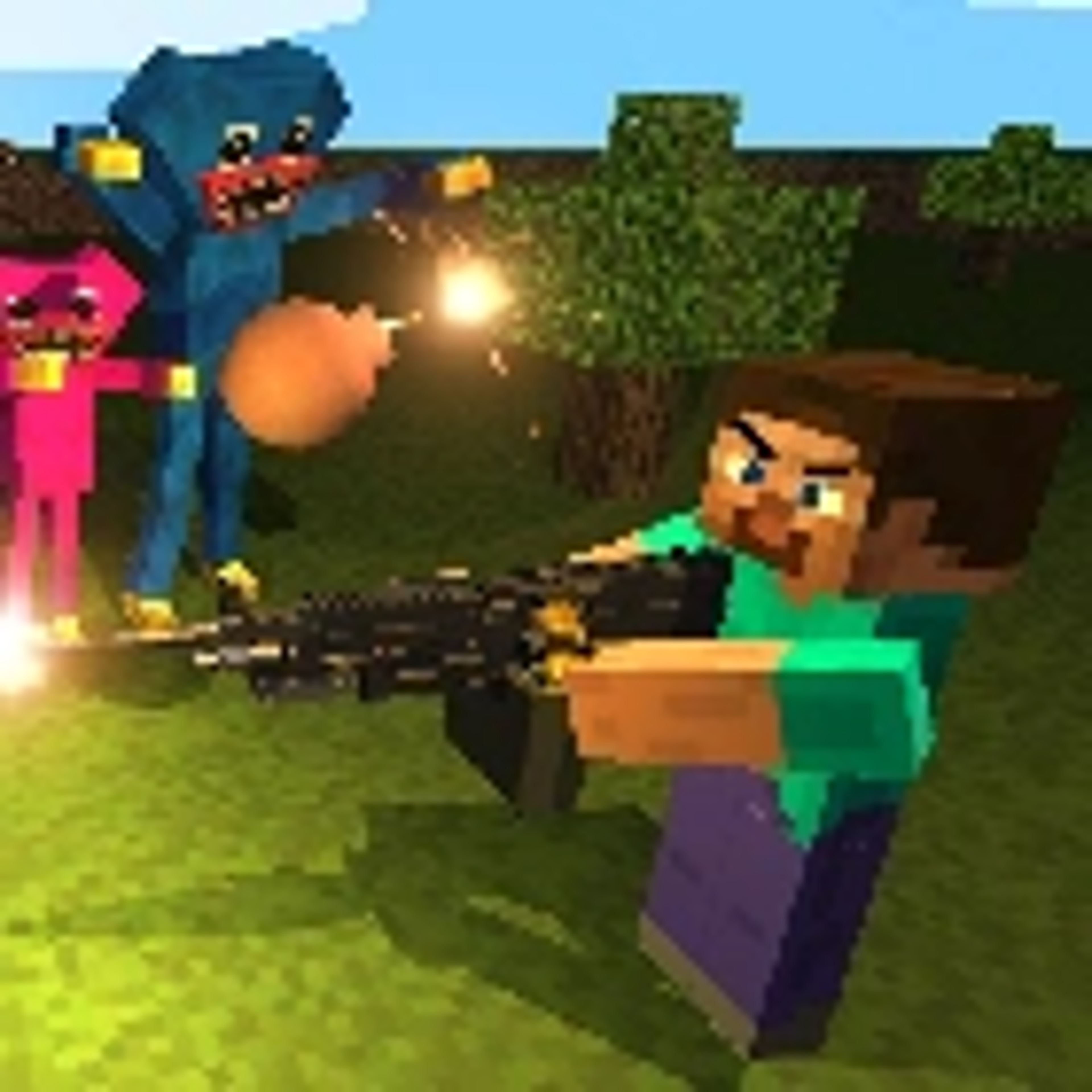 Mine Shooter: Huggy@@s Attack!