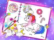 Fabulous Cute Unicorn Coloring Book