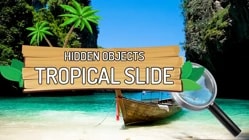 Hidden Objects Tropical Slide